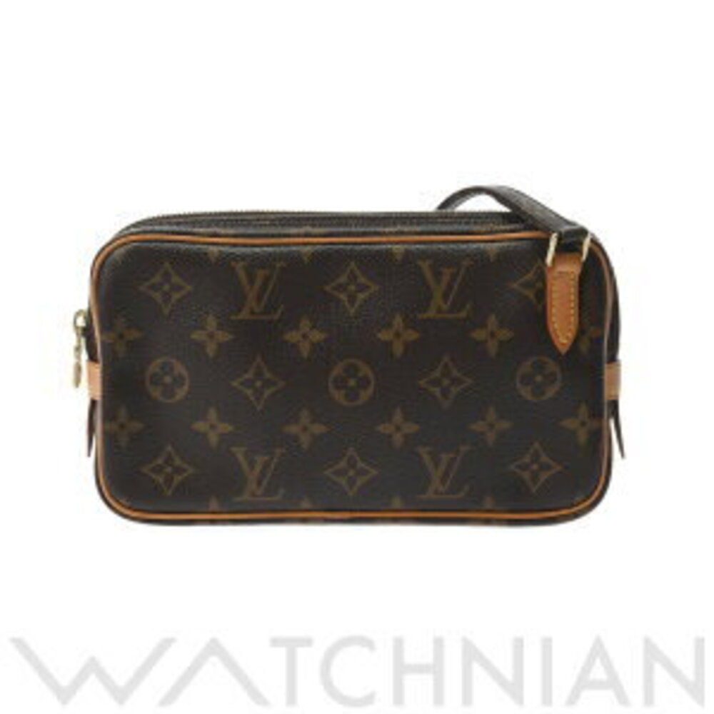 Louis Vuitton Monogram Marly Bandouliere Brown Canvas Shoulder Bag